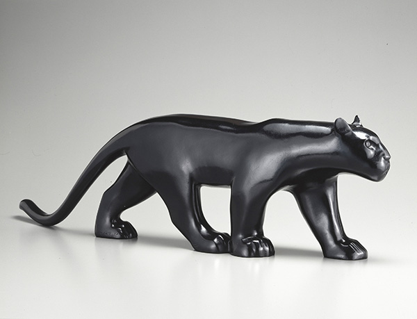 Big Black Panther, 1930-1931, bronze.