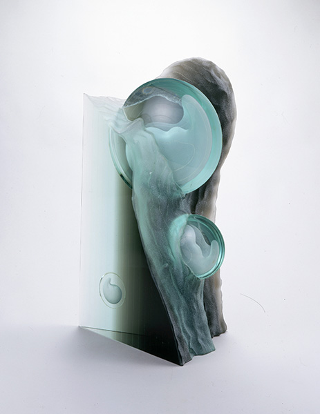 Mária Lugossy, Power of Nature VI 1994-1996, Sandblust on laminated glass