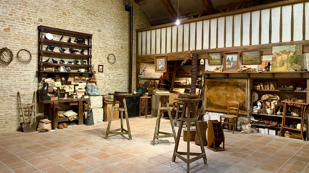 「彫刻家のアトリエ」