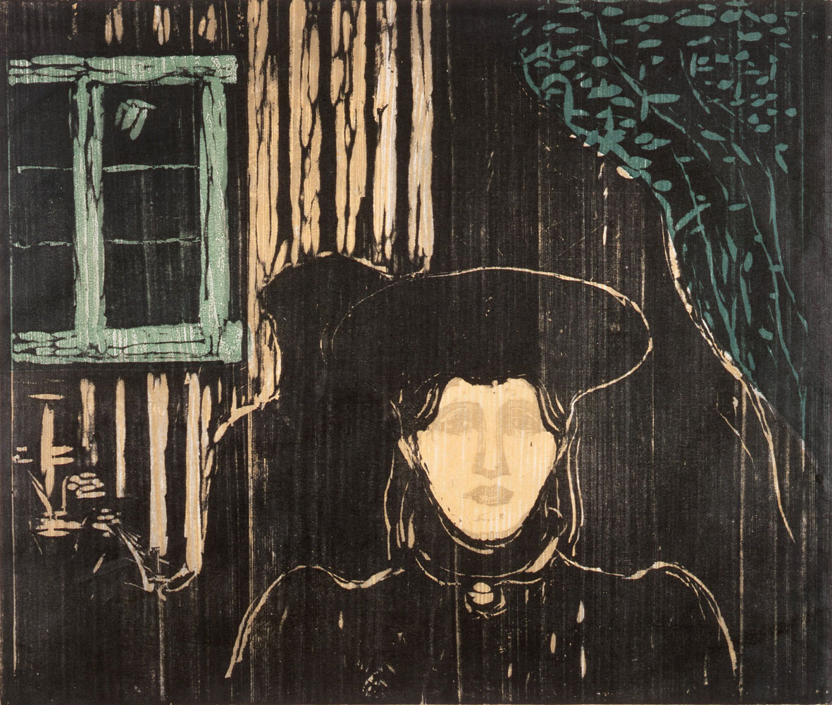 エドヴァルト・ムンク《月光Ⅰ》1896年 群馬県立近代美術館蔵(前期展示)