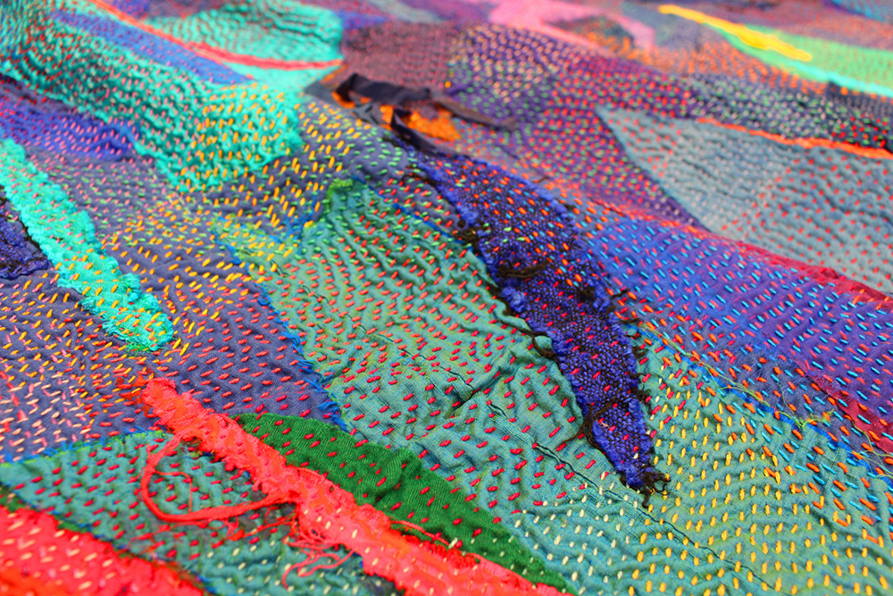 Tsubaki Misao, Flying in the Sky (detail), 1996